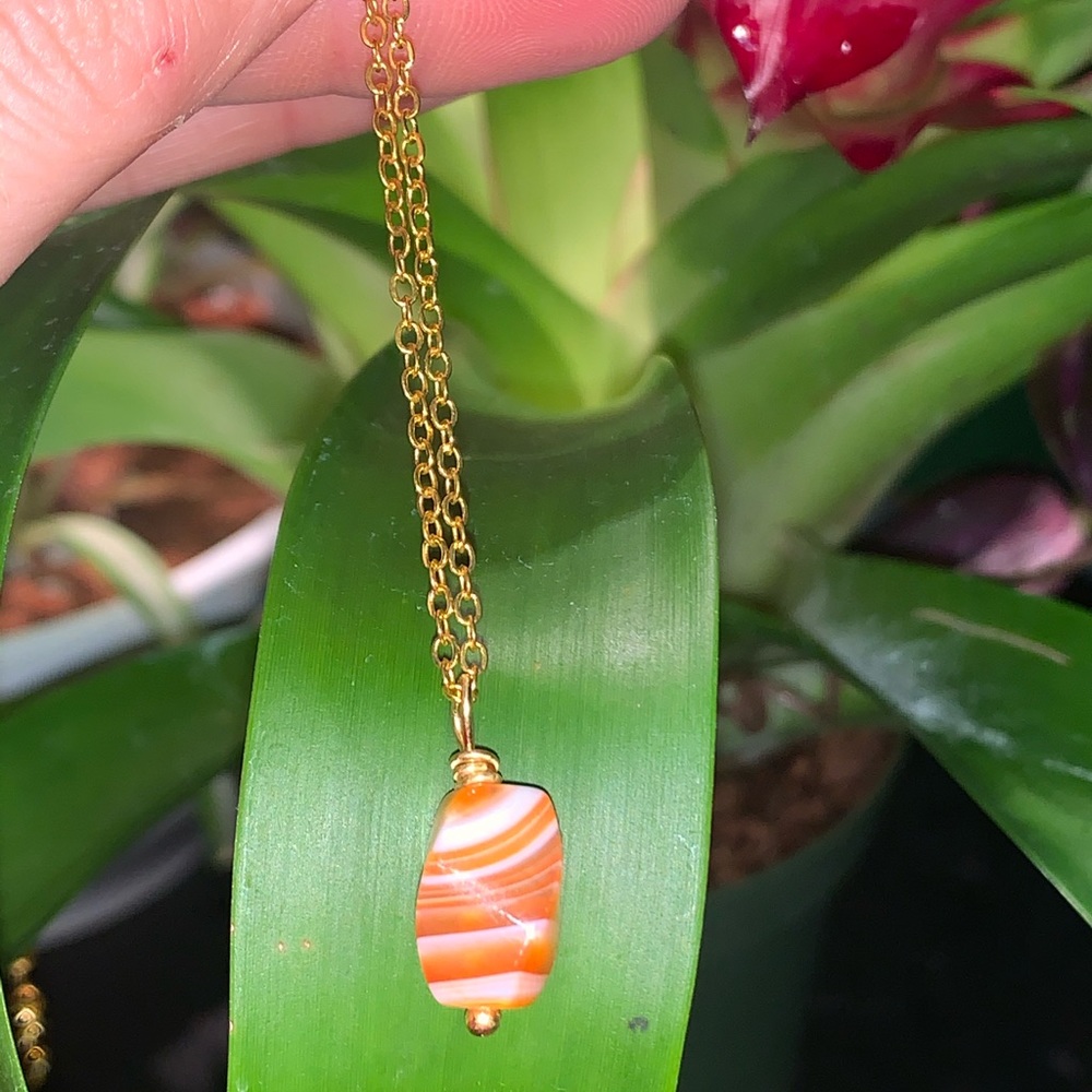 Carnelian necklace